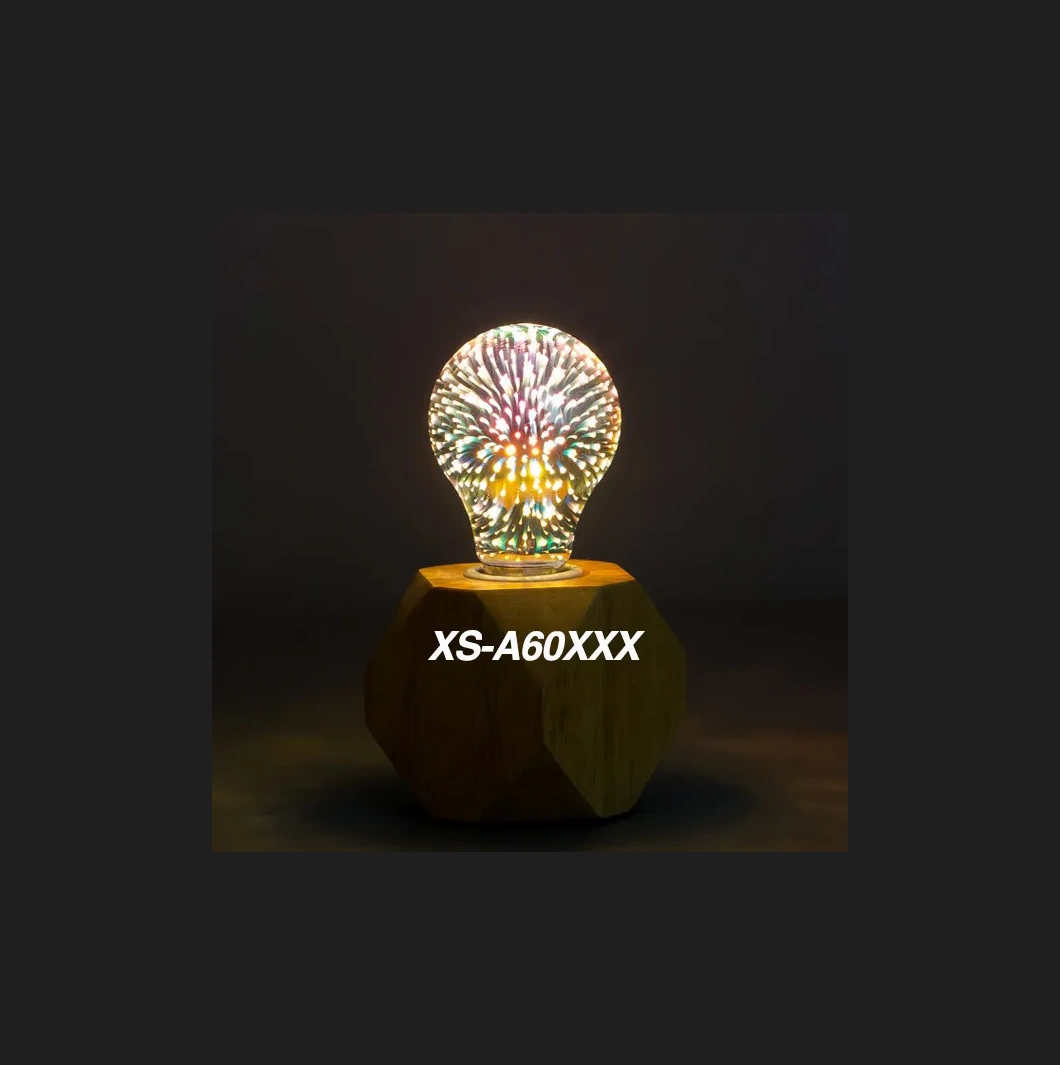 Rainbow Color-Changing Glass LED Bulb