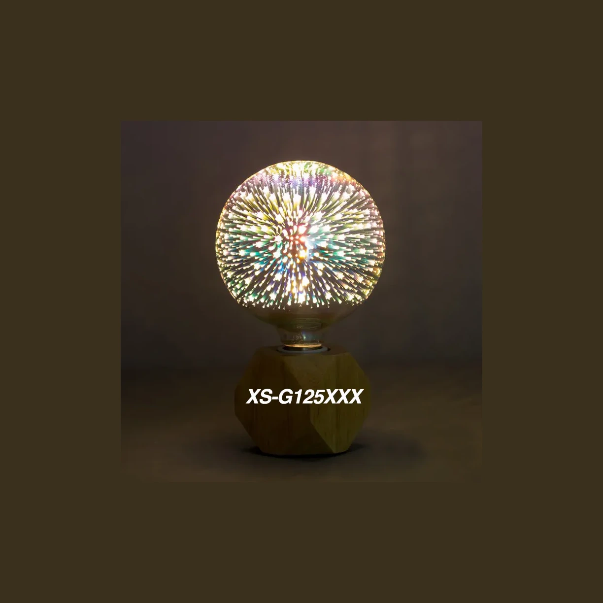 Rainbow Color-Changing Glass LED Bulb