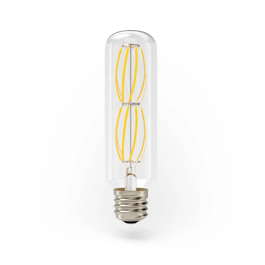 T-Series Vintage LED Filament Tube Bulb — 110V / 6W / E27 / 3000K
