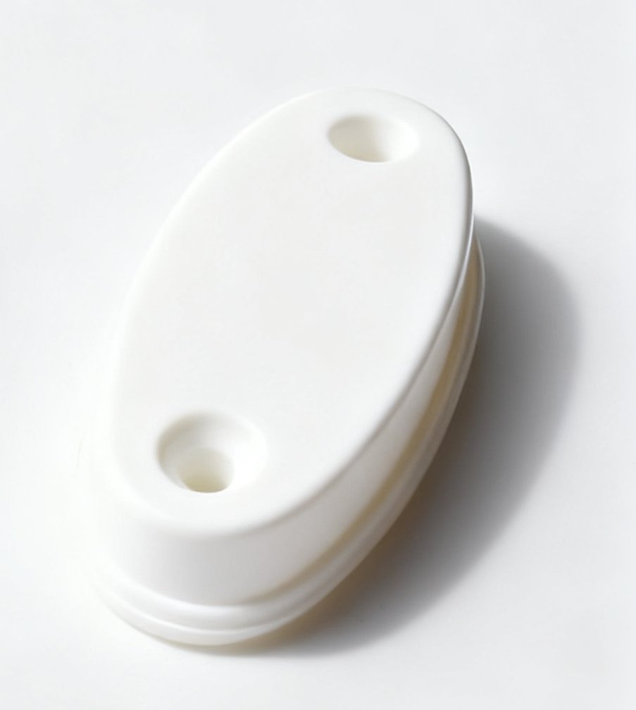 Plastic Magnetic Door Stopper/Holder – Pair — White